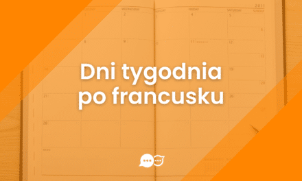 Dni tygodnia po francusku
